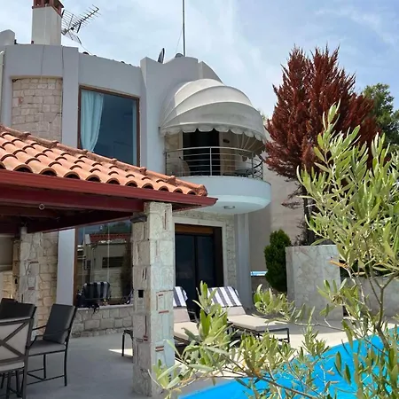 Sunny Seaside Villa-90 M From Beach Kriopigi Exterior photo